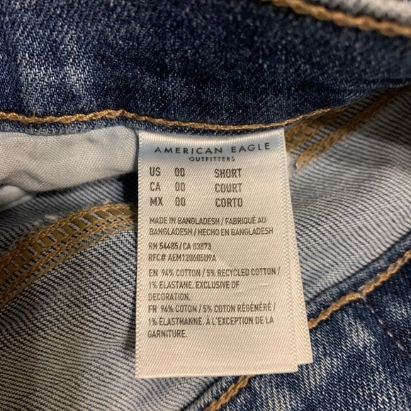 Women’s American Eagle 90s straight size 00 short - Picture 3 of 6